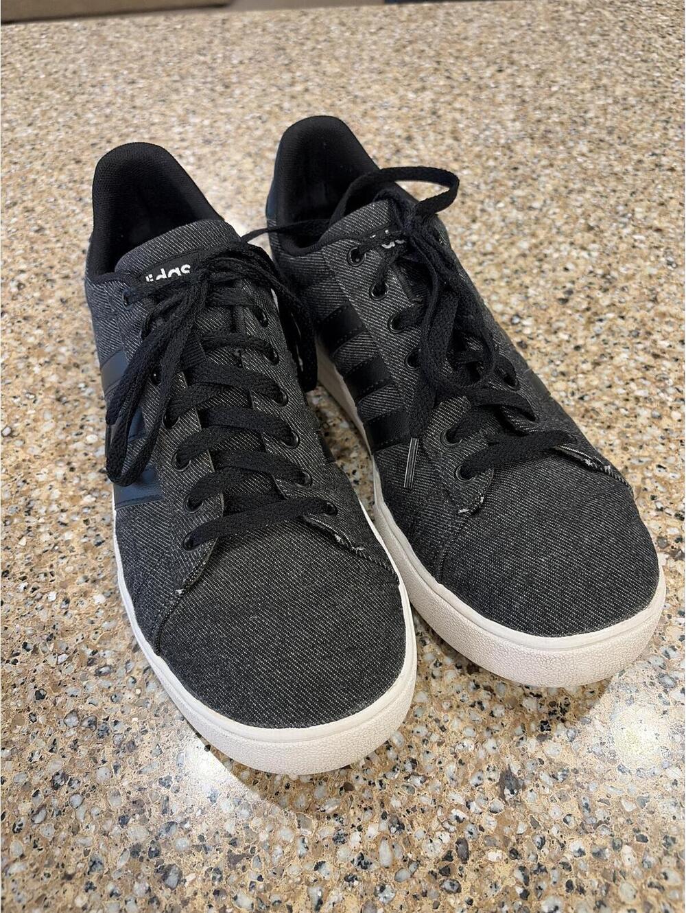 Adidas Daily 2.0 in a black denim Men’s 9.5